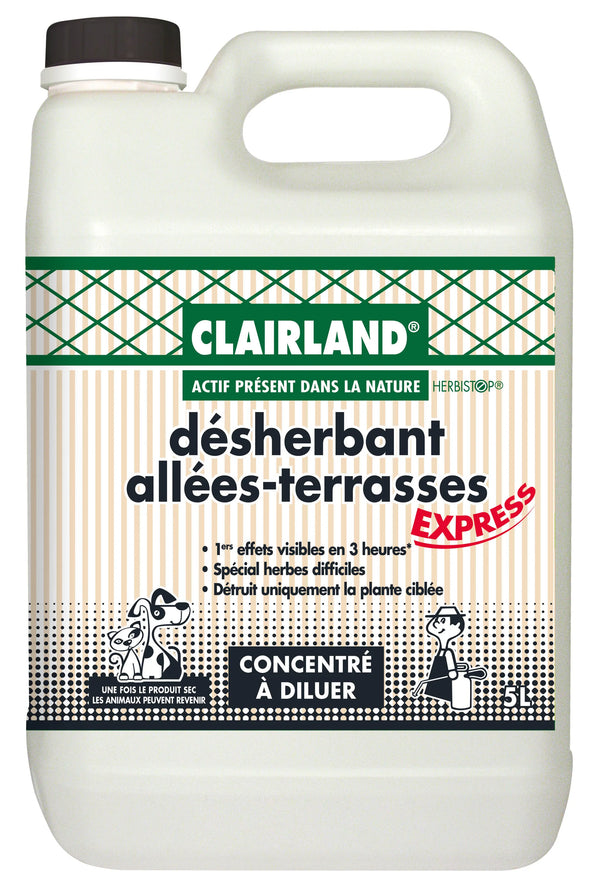 Désherbant pour allées et terrasses CLAIRLAND 5L